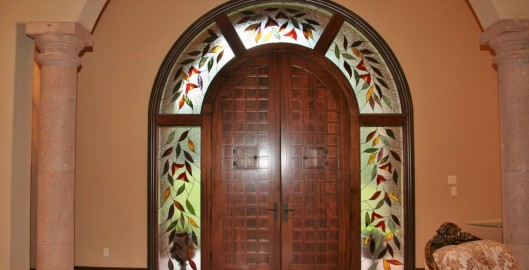 entryway stained glass